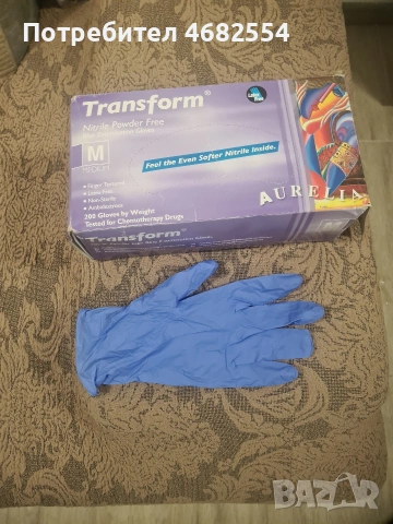 гумени ръкавици размер М 200 бр, снимка 3 - Ръкавици - 53008556