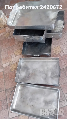 професионални тави неръждавейка, снимка 3 - Обзавеждане за заведение - 53632427