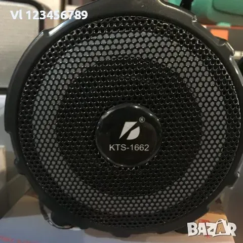 Колонка KTS-1662 BT/ FM / МП3 със светомузика, снимка 4 - MP3 и MP4 плеъри - 48982530