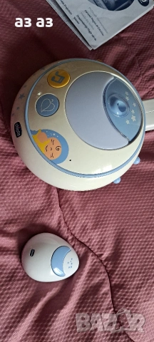 Chicco magic stars-музикална въртележка,проектор,нощна лампа с дистанционно, снимка 2 - Детски нощни лампи - 53183637