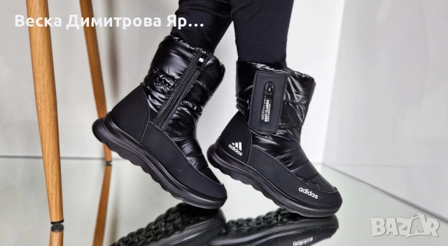 Дамски апрески с топла дебела вата , снимка 2 - Дамски боти - 52115229