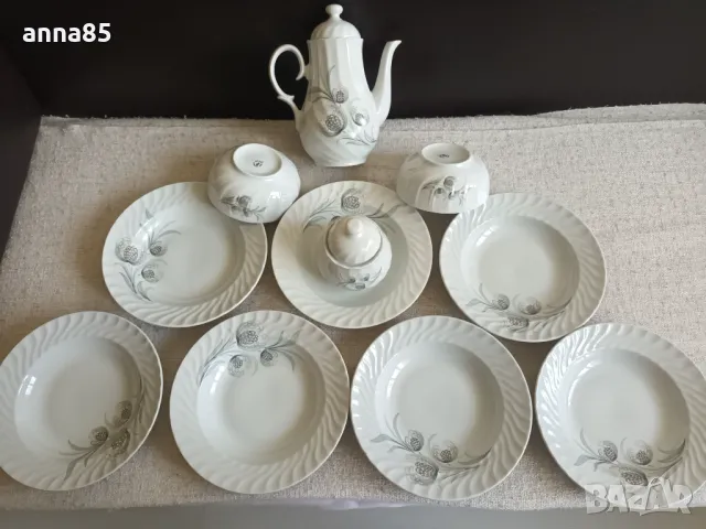 Български порцелан , снимка 2 - Чинии - 50144804