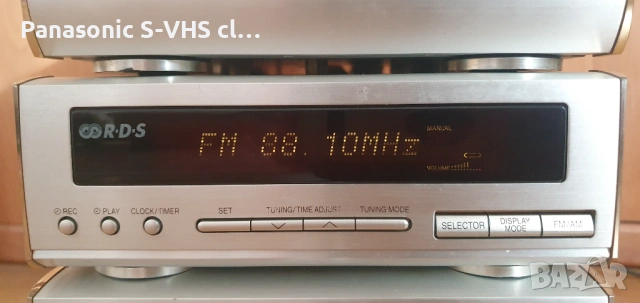 Аудио система Technics касетен дек,тунер и усилвател, снимка 2 - Аудиосистеми - 53485828