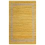 vidaXL Ръчно тъкан килим от юта, жълт, 160x230 см（SKU:133733