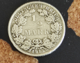 Монета Германия ½ марка, 1913