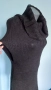 Два различни броя / Ефектна черна рокля тип туника "Object" и "Gina Tricot" / вълна / унисайз, снимка 18