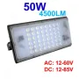 Водоустойчив LED прожектор 50W DC 12V-85V 4500LM 6000K, снимка 5