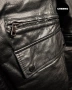 Мъжко яке от естествена кожа STRELLSON HUCK Men’s Leather Multipocket Casual Jacket – размер L , снимка 15