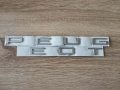 сребрист надпис Peugeot нов стил голям размер, снимка 1