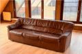 диван естествена кожа , снимка 1 - Дивани и мека мебел - 45551102