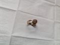 много стар златен пръстен с диамант роза шлифовка 0.80 карата, снимка 7