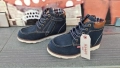 Английски детски оригинални кец/боти от естествена кожа/велур Levi's, снимка 3