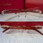 Cartier висок клас слънчеви очила Мъжки Дамски слънчеви с дървени дръжки, снимка 1 - Слънчеви и диоптрични очила - 45639990