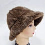 Дамска пухкава зимна шапка тип клош!, снимка 7
