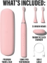 Електрическа четка за зъби Blush Pink Sonic Pro, розова, снимка 8