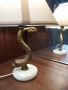 Красива бронзова нощна лампа , снимка 9