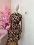 леопардова рокля тип риза, снимка 7
