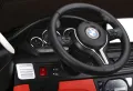 Двуместен джип Лицензиран BMW X6M 12V C MP3 с меки гуми с 2 Кожена седалка за 2 деца, снимка 17