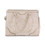 Елегантна дамска чанта с бродирани детайли и много отделения, снимка 6