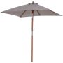 Outsunny 2m x 1,5m градински чадър-чадър с накланящ се сенник, снимка 1