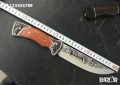 Инкрустиран ловен нож -175х320 мм, снимка 4