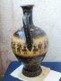 Българска рисувана стара ваза оригинални рисунки, снимка 10
