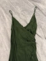 Зелена сатенена рокля Zara s, снимка 2