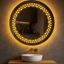 Луксозно огледало с LED осветление и сензорна технология, снимка 1