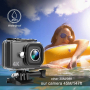 TEC.BEAN T2 WiFi 14MP Ultra HD водоустойчива 4K екшън камера, снимка 5