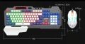 мишка иклавиатура с RGB подсветка, снимка 1 - Клавиатури и мишки - 45793588