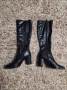 Естествена кожа дамски ботуши номер 39, снимка 1