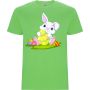 Нова детска великденска тениска в зелен цвят, снимка 1 - Детски тениски и потници - 45339459