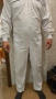 Бял летен работен гащеризон – размер XL, снимка 1