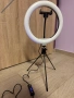Лед ринг лампа със стойка- Перфектна светлина за тик ток, сторита и видео разговори!, снимка 1