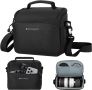 K&F Concept малка чанта за камера през рамо DSLR/безогледални, черна, снимка 1