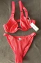 Бански комплект от две части, Цвят Корал, Размер S, снимка 2
