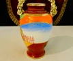 Ваза Satsuma,японски костен порцелан,злато. , снимка 4