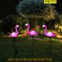 Градинска соларна лампа фламинго - КОД 4157, снимка 11