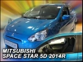 Ветробрани за MITSUBISHI SPACE STAR (2014+) 5 врати - 4бр. предни и задни Неко, снимка 1