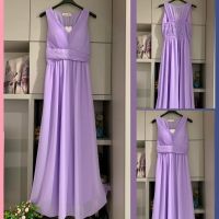 дълга лилава рокля , снимка 1 - Рокли - 45781094
