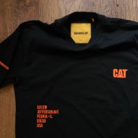 CAT workwear - страхотна мъжка тениска КАТО НОВА М, снимка 2 - Тениски - 45424907