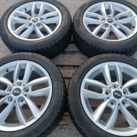 Лети джанти 17ки 5х120 Mini Cooper + зимни гуми 205/55/17 Pirelli, снимка 2 - Гуми и джанти - 46129933