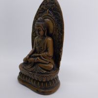 Стара, много детайлно изработена фигура на Буда, снимка 5 - Колекции - 45744123