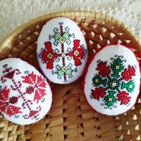 Яйца с бродерии, шевици, Великден, снимка 12 - Декорация за дома - 45088338