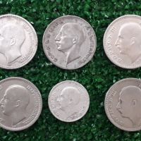 лот от 6 броя сребърни монети по 50 и 20 лева 1930-1934г., снимка 2 - Нумизматика и бонистика - 45423553