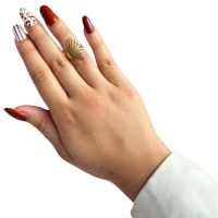 Късметлийски дамски пръстен от неръждаема стомана - крилото на феникса, снимка 1 - Пръстени - 45430946