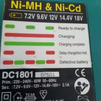 зарядно Makita DC1801 - 7.2 - 18V за NiMH NiCd батерии, снимка 2 - Други инструменти - 45693769