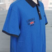 Lonsdale - мъжка  синя  тениска с яка размер XL, снимка 9 - Тениски - 45269559
