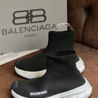 Дамски черни маратонки Balenciaga-GG214m, снимка 2 - Маратонки - 45556549