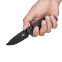Сгъваем нож Oknife Rubato 3 - Сив 154CM неръждаема стомана с черно титаниево PVD покритие, снимка 5 - Ножове - 45007842